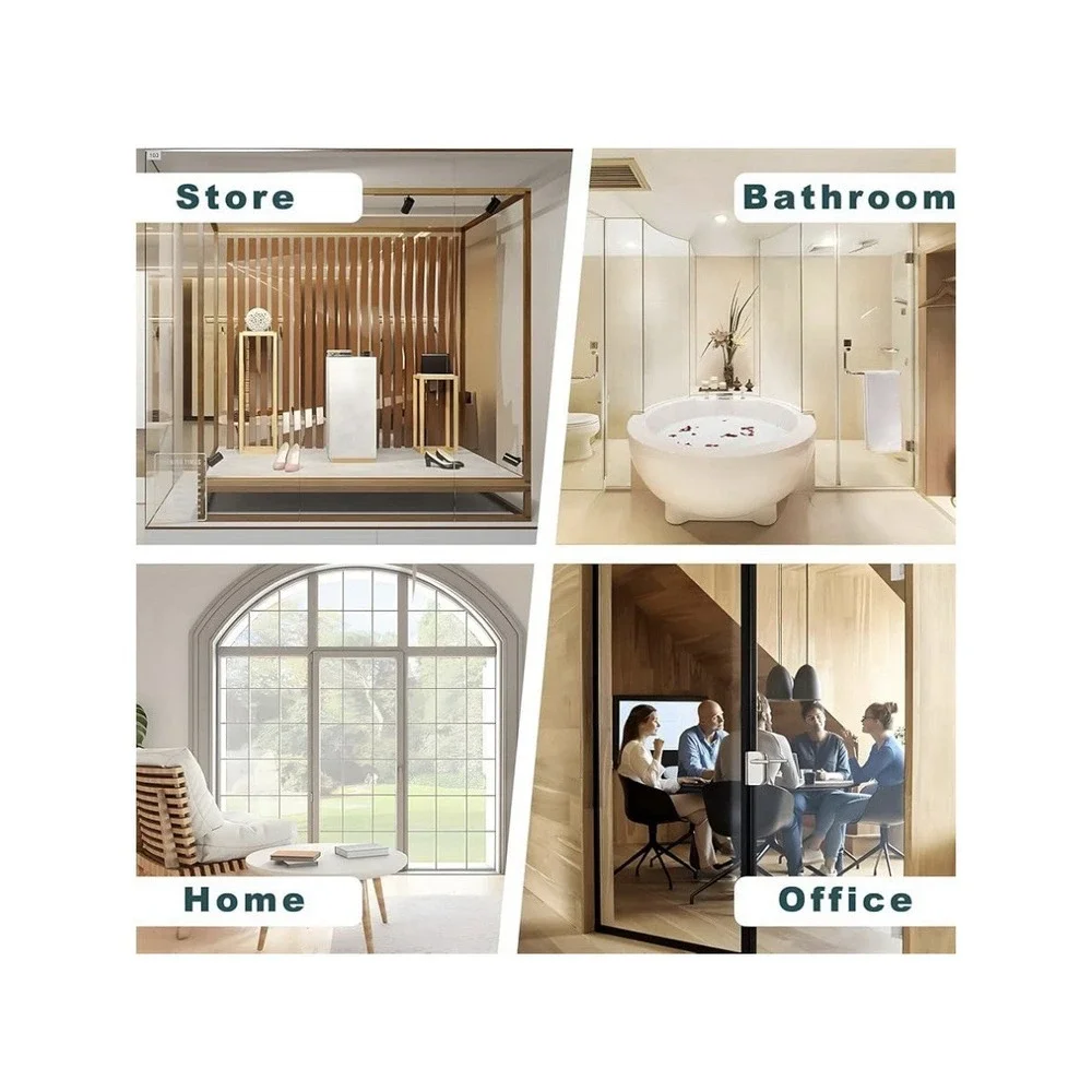 4 Mil Clear Security Safety Window Shatterproof‎ Film for Windows-6.5ft NEW